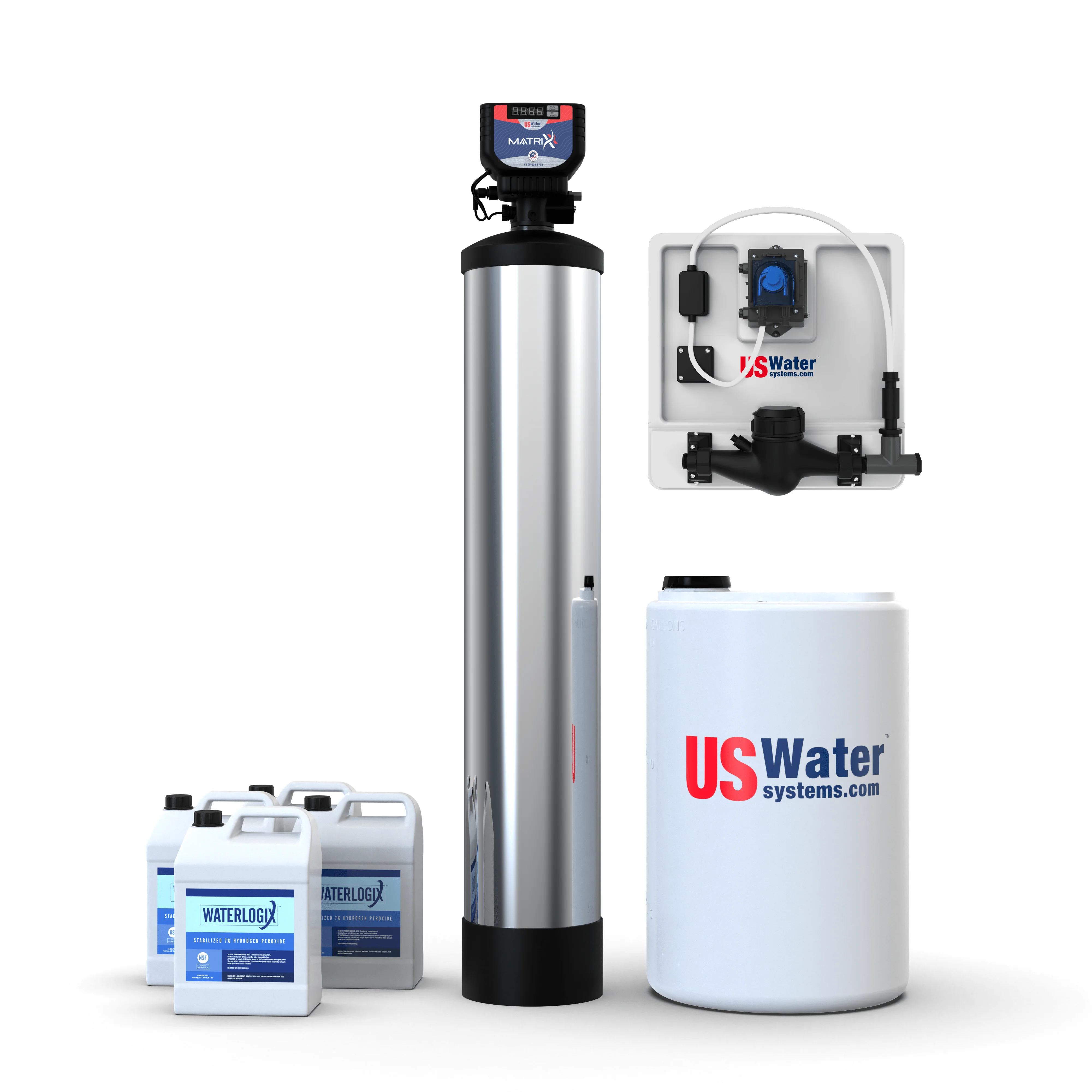 US Water Systems Matrixx InFusion peroxide injection iron and sulfur removal system