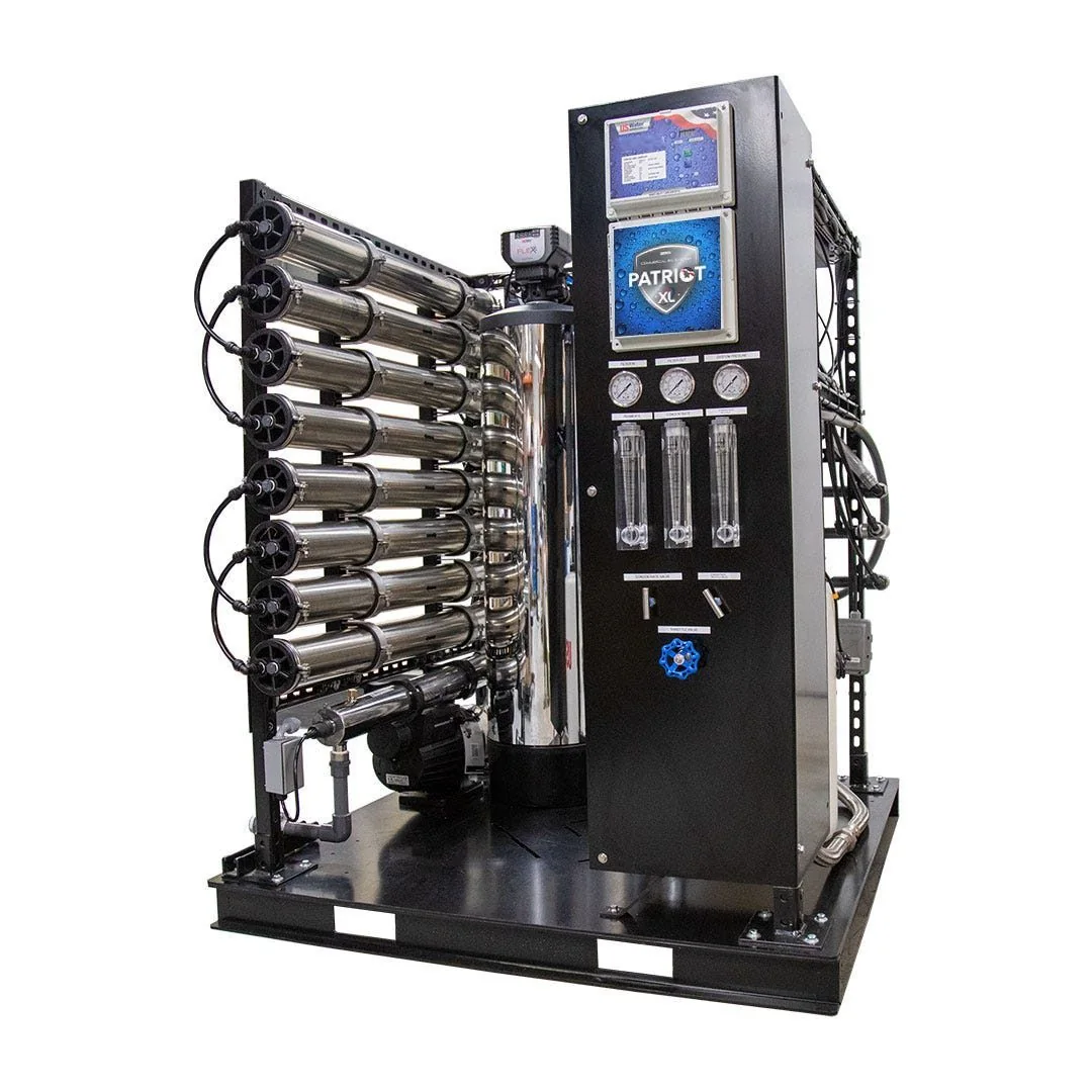 US Water Systems Patriot XL skid-mounted turnkey commercial RO system